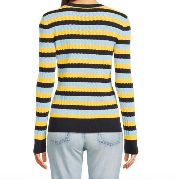 Jason Wu Striped Crewneck Sweater - Picture 3 of 8